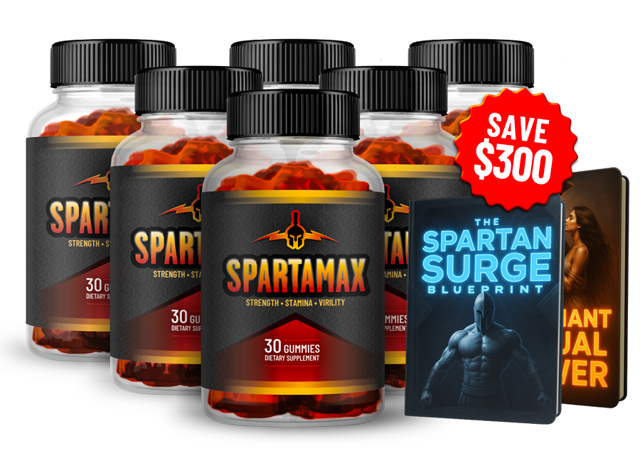 Spartamax male vitality gummies official bottle - 14